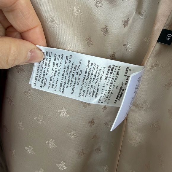 Gucci Black Coat with Red and Green Trim - Picture 12 of 15